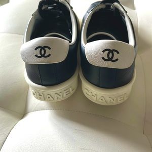Chanel Calfskin CC Womens Sneakers